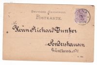 Briefmarken spezial: Poskarte Deutsches Reich 1882 Bayern - Regensburg Vorschau
