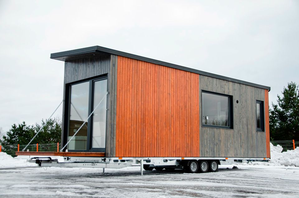 WANDERLUST Tiny House PANORAMA 7,20m Ausklappbare TERRASSE in Tornesch