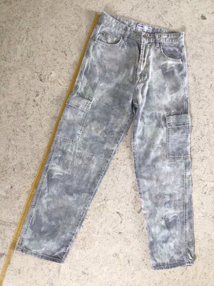 Bershka Herren Denim Baggy, multicolour, Gr. S in Solingen