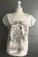 T-Shirt in offwhite mit Animal Print, Größe M Bayern - Schöllkrippen Vorschau