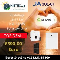 TOP DEAL IM APRIL Photovoltaik Anlage 10,37 kWp mit 10 kW Solarspeicher und 11 kW Hybridwechselrichter von Growatt Baden-Württemberg - Eberstadt Vorschau