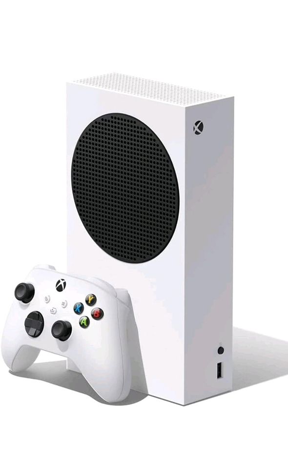 Xbox Series S + Controller + Lüfterstandfuß & 2 Akku in Waren (Müritz)