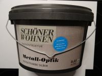 SCHÖNER WOHNEN Effektfarbe Metall-Optik Silber, 2,5 Liter Düsseldorf - Flingern Nord Vorschau