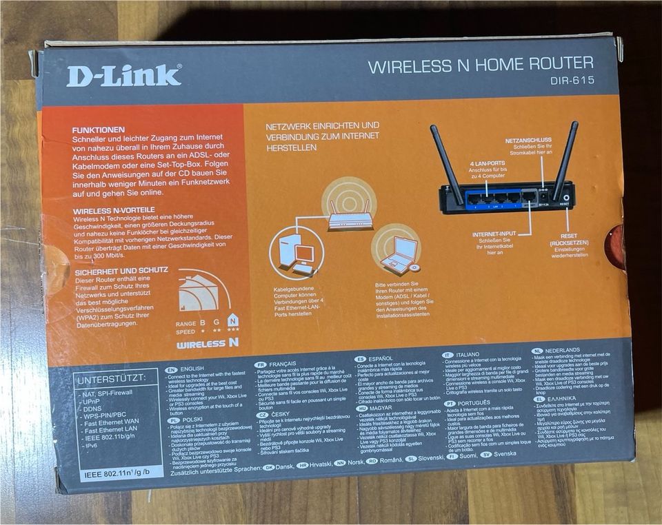 D-Link wireless n home Router DIR-615 & Kabel Modem Ubee EVM 2200 in Braunschweig