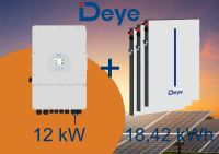 Set Deye: 3-Phasen 12kW Hybrid-Wechselrichter 18,42kWh Batterie Nordrhein-Westfalen - Düren Vorschau