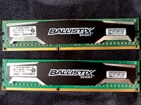 Crucial Ballistix Sport DIMM 16GB (2x 8GB) DDR3-1600 CL9-9-9-24 Düsseldorf - Eller Vorschau