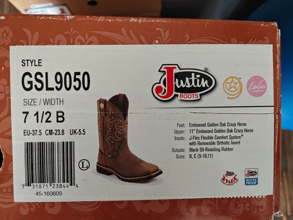 Justin boots / Westernstiefel in Darmstadt