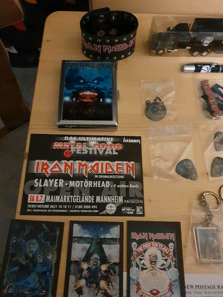 IRON MAIDEN FAN CLUB /MERCHANDISE/KONVOLUT SAMMLUNG RAR in Birkenfeld