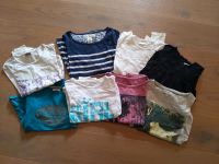 8 Shirts 140 Langarmshirt Nieten Streifen Glitzer Bayern - Nordendorf Vorschau