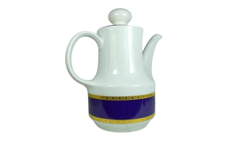 Mitterteich Bavaria Kaffeeservice 12tlg. Undine Blau Gold Vintage in Dormagen