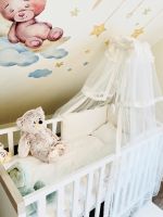 Babybett Komplettset Weiß - mit Himmelstange - ohne Matratze Bayern - Mühldorf a.Inn Vorschau