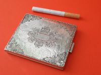 Zigarettenetui antik um 1910 Silberfarb.„ Robert Kraft“Jugendstil Berlin - Tempelhof Vorschau