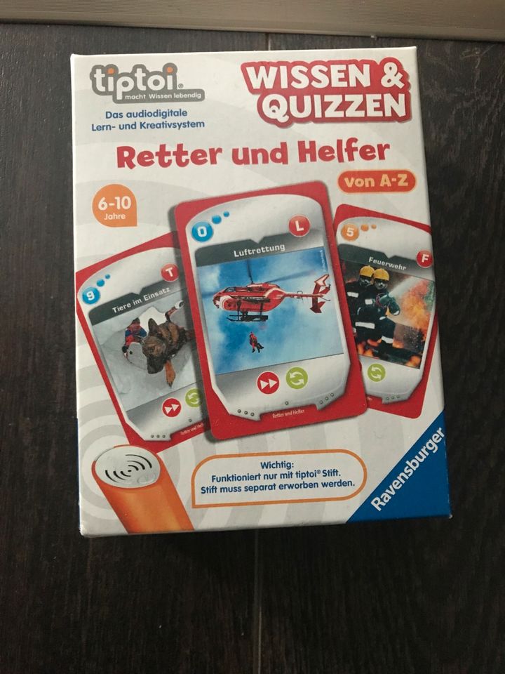 Tiptoi Quiz Retter und Helfee in Lehre