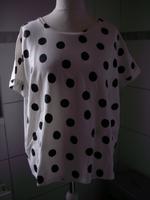 OPUS T-Shirt oversized schwarz/creme Baumwolle Gr. 42 NEU Hessen - Solms Vorschau