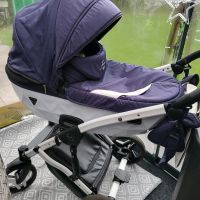 Kinderwagen Junama 2 in 1 dunkelblau weiß Nordrhein-Westfalen - Aldenhoven Vorschau