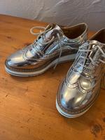 Damen Halbschuhe , Silber, Größe 40 , neuwertig Bayern - Untersiemau Vorschau