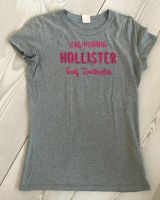 Hollister T-Shirt Shirt - M - grau - Schrift in pink Baden-Württemberg - Fellbach Vorschau