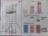 Rollgerüst Miete Hessen - Riedstadt Vorschau
