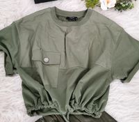 Reserved Tshirt Sweatshirt Oberteil Khaki Olive XS 34 Nordrhein-Westfalen - Kamp-Lintfort Vorschau