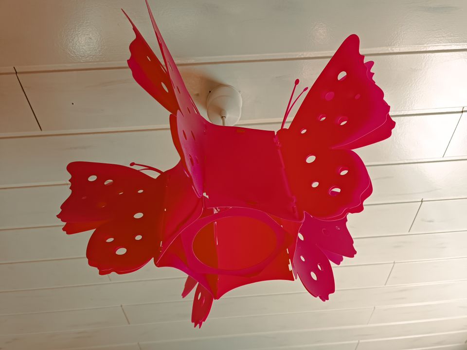 Deckenlampe Schmetterling pink in Kerpen