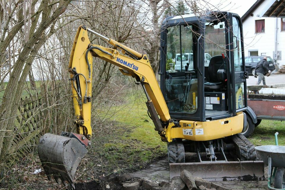 Minibagger Bagger 1.8T Komatsu zu verleihen / Miete SONDERPREIS in Garching an der Alz