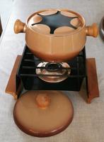 Alter DDR Fondue Topf Set Stövchen Emaille Sachsen - Crottendorf Erzgebirge Vorschau