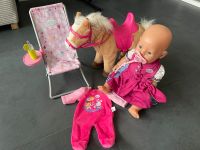 Baby Born Puppe mit Pferd Nordrhein-Westfalen - Lohmar Vorschau