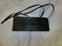 Claire´s Handtasche Abendtasche Clutch schwarz Satin Schleife Duisburg - Hamborn Vorschau