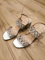 Menbur 38 Sandale, Sandalette, Pumps silber Glitzer Bayern - Frensdorf Vorschau