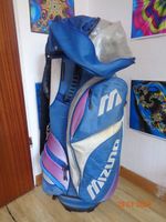 Mizuno Golfbag Golftasche 6 Fach mit Regenhaube Blau Weiß Lila Schleswig-Holstein - Kiel Vorschau