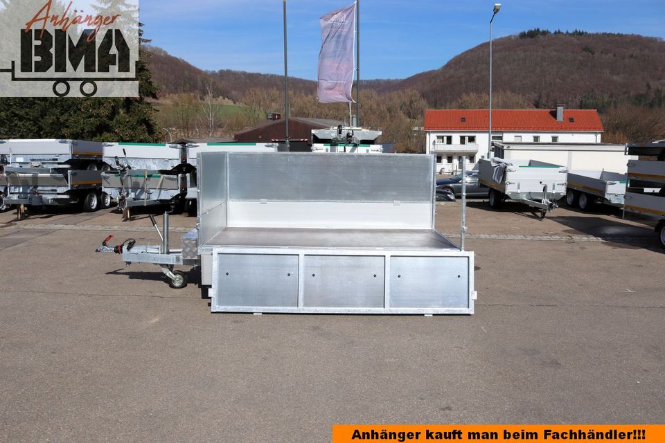 EDUARD Hochlader Anhänger 250x145x30 1500kg60cmAufsatPlaneBox in Mühlhausen im Täle