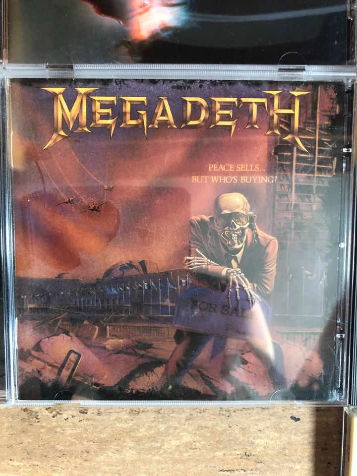 6 CDs Megadeth CD Sammlung (inkl. Peace sells 25th anniversary ed in Frankfurt am Main