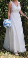 Brautkleid Hochzeitskleid italienisches Design weiß Tüll XS 34 Bayern - Hof (Saale) Vorschau