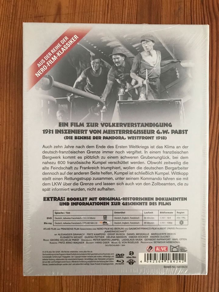 DVD+ Blue-ray Georg Wilhelm Papst Kameradschaft Kehlmann Licht in Berlin