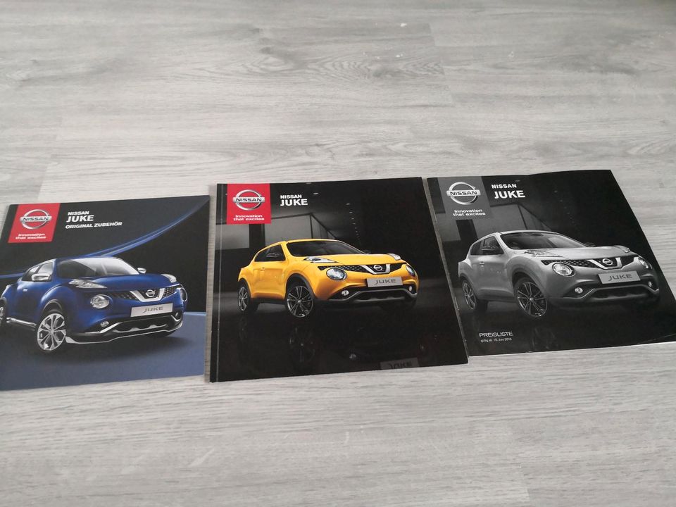 Nissan Juke Prospekt Katalog 1,2 1,6 + Preise + Zubehör in Euskirchen