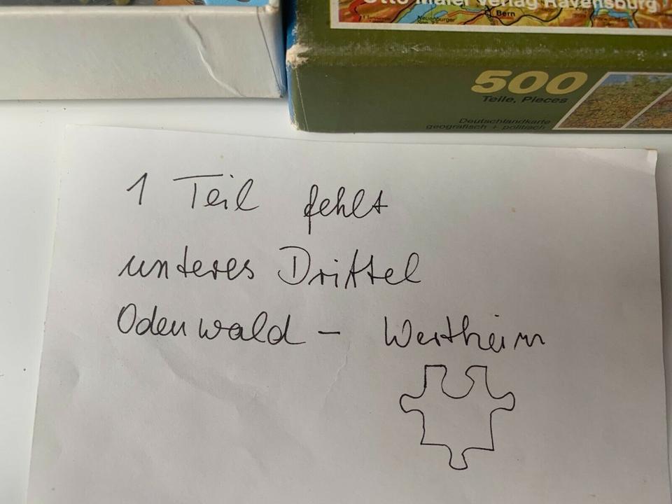 Ravensburger Puzzle doppelseitig bedruckt, 2x 500 Teile/ Antik in Hamburg
