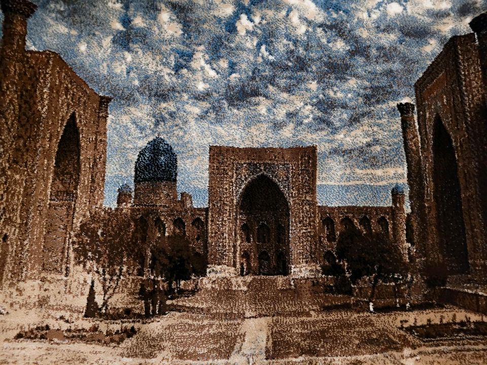 Teppich/ Hängeteppich aus Samarkand, Usbekistan 150x100cm Teppich in Hamburg