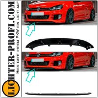 Spoiler Ansatz Lippe schwarz Hochglanz für VW Golf 6 GTI GTD Hessen - Calden Vorschau