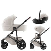 Britax Römer SMILE 5Z - 3in1 Kinderwagen-Set - Soft Taupe LUX - inkl. Babywanne + Sportsitz + BABY-SAFE PRO + XXL-Zubehörpaket - NEU Hessen - Fulda Vorschau