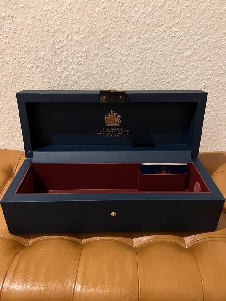 LEER Pol Roger, Sir Winston Churchill Champagner Box in Ostfildern