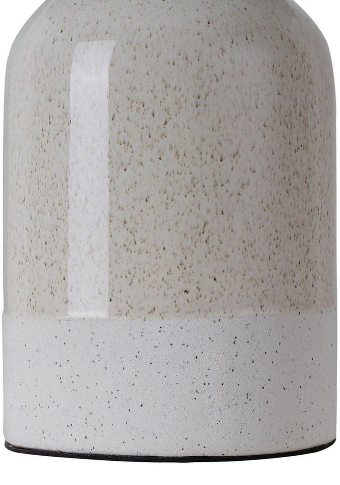 Lampe Steingut Tischlampe beige modern 2 Stück insgesamt in Hachenburg