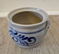 Westerwälder Keramik Steinzeug "SCHMALZTOPF" Salzglasur grau/blau Berlin - Westend Vorschau
