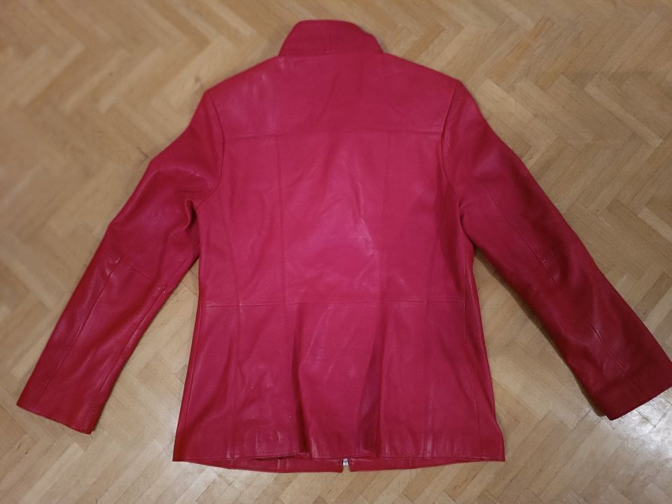 Lederjacke von Christian Berg, rot. Wie neu!!! in Köln