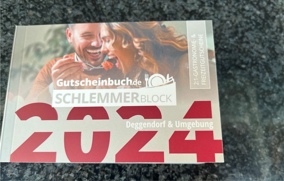 Schlemmerblock Gutscheinbuch 2024 Deggendorf in Hengersberg