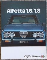 Prospekt Alfa Romeo Alfetta 1.6 1.8 9/1980 Modelljahr 1981 Nordrhein-Westfalen - Mönchengladbach Vorschau