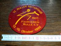 Messingschild 12. Ruller Reittage 1995 Osnabrück - Hasbergen Vorschau