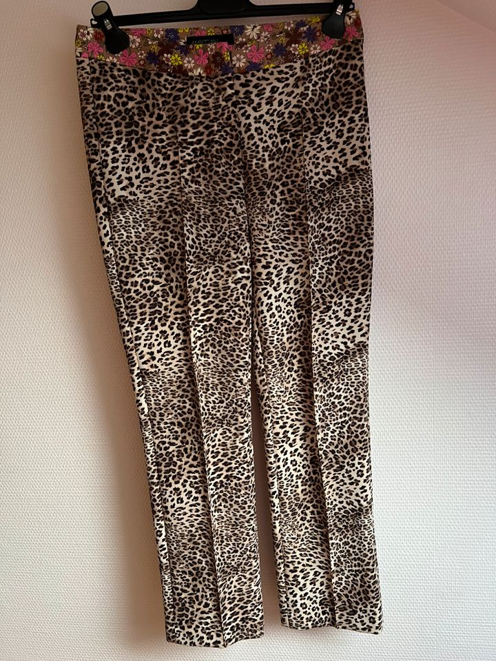 Marc Cain Hose N3 36-38 Leopard Animal Print  stretchig in Bünde