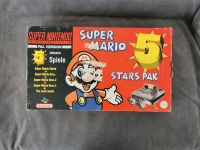 Neuwertig - Super Nintendo - Super Mario 5 Star Pak in Ovp Frankfurt am Main - Bockenheim Vorschau