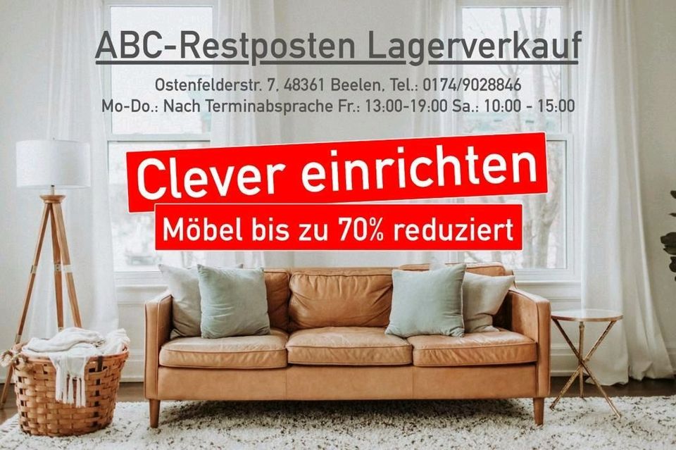 NEU Ecksofa Eckcouch Polsterecke Sofa Couch Polstermöbel in Beelen