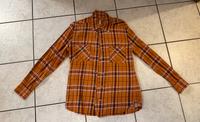 Esprit Hemd Herren Orange kariert Gr. M? Bayern - Schwabach Vorschau